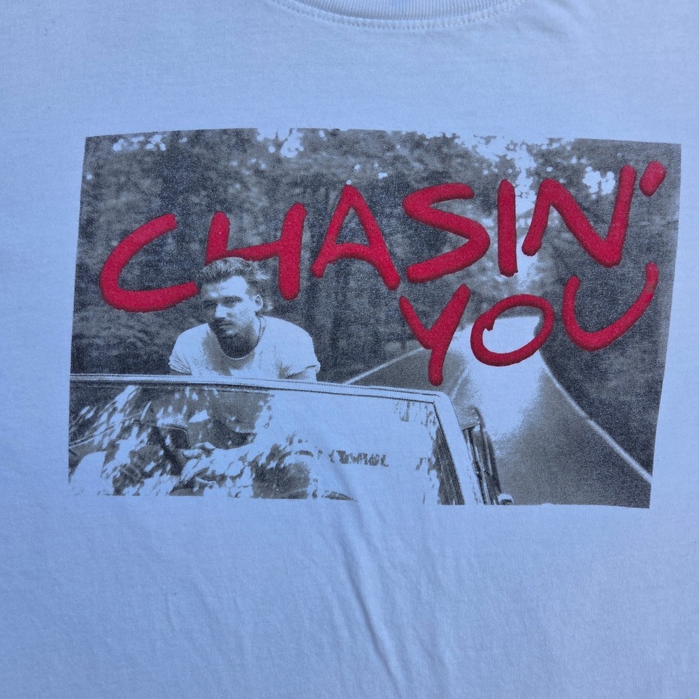 Morgan Wallen Chasin You Long Sleeve Shirt 2XL White Cotton Graphic Tee